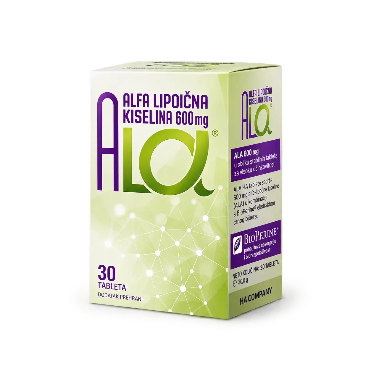 ALA HA 600mg (alfa lipoična kiselina)