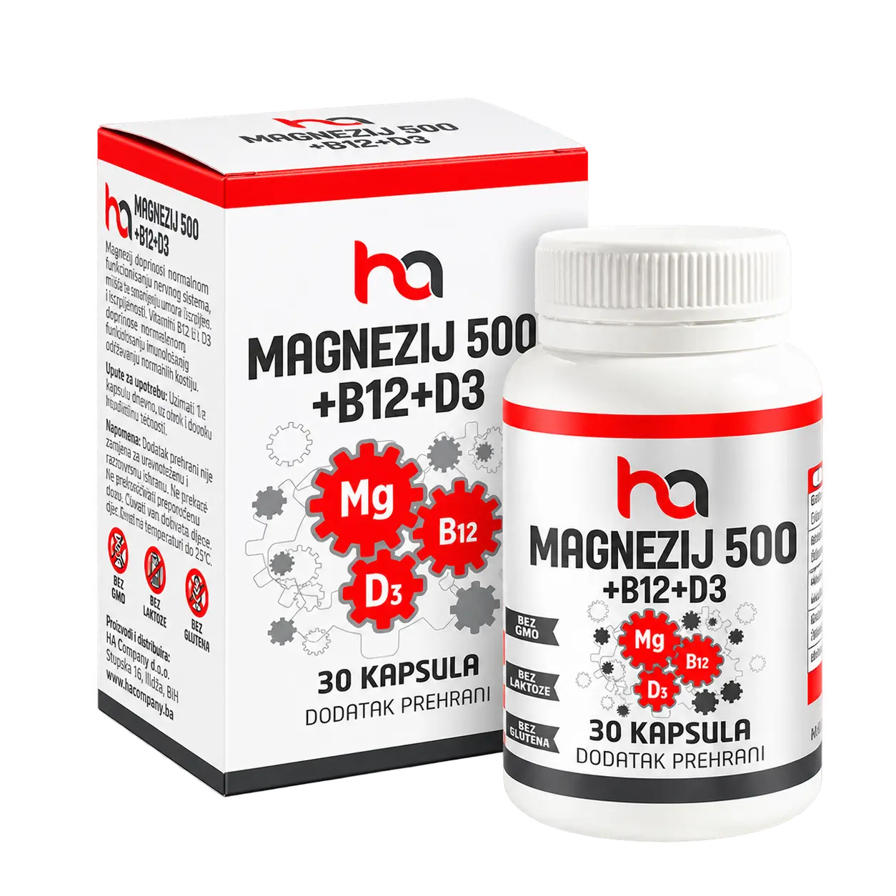 MAGNEZIJ 500 + B12 + D3 HA